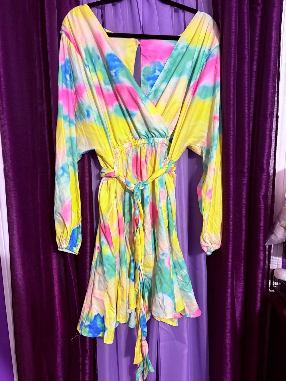 Plus size Tie-Dye dress